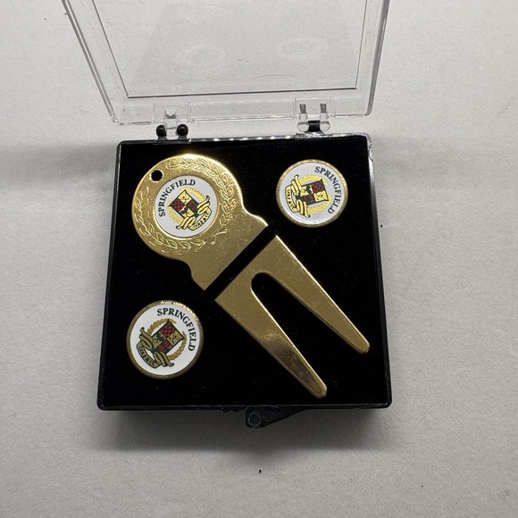 Springfield Metal Golf Ball Marker & Divot Tool - Picture 2 of 8
